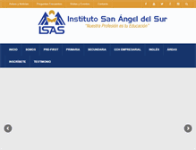 Tablet Screenshot of isas.edu.mx