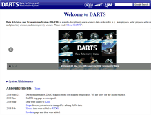 Tablet Screenshot of darts.isas.ac.jp